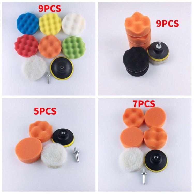 4 inch Sponge Wheel, 100mm Polishing Disc, Flat Wave Polishing Wheel M10 YJ 4007