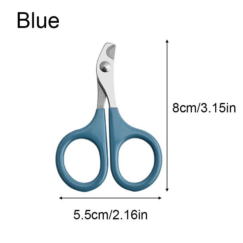Pet Nail Half Moon Nail Scissors Suitable For Cats And Dogs And Other Small Pet Nail Care Grooming Scissor Claw nail