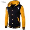 Spring Autumn Men's Hoodies Jacket Boy Baseball Hoodies Coat Fashion Streetwear Slim College Varsity Brand Stylish Veste Homme