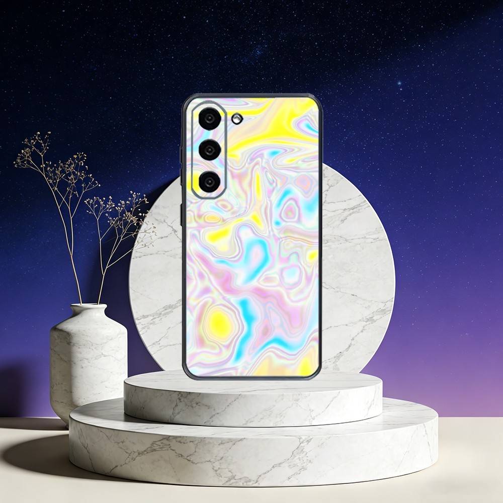 

Laser Style Phone Case For Samsung Galaxy A73,A72,A71,A70,A53,A52,A51,Others Soft Black Cover Samsung a71 5g