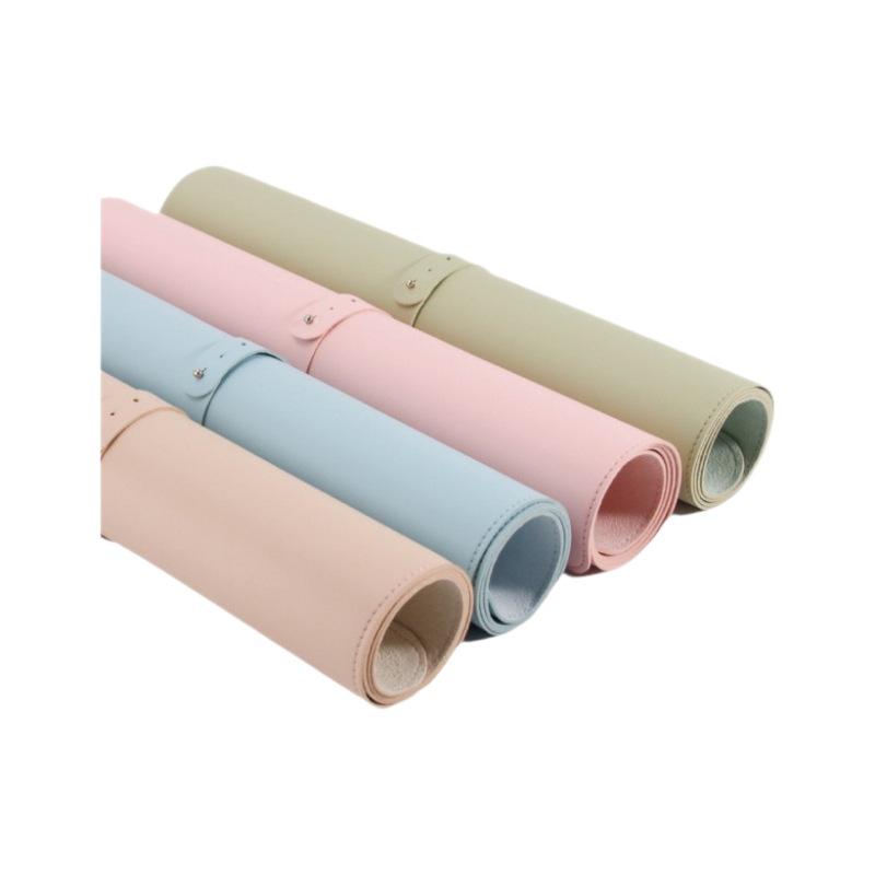 Leather Double-Sided Stain-Resistant Desk Pad: XL Writing, Nail Art, and Mouse Pad