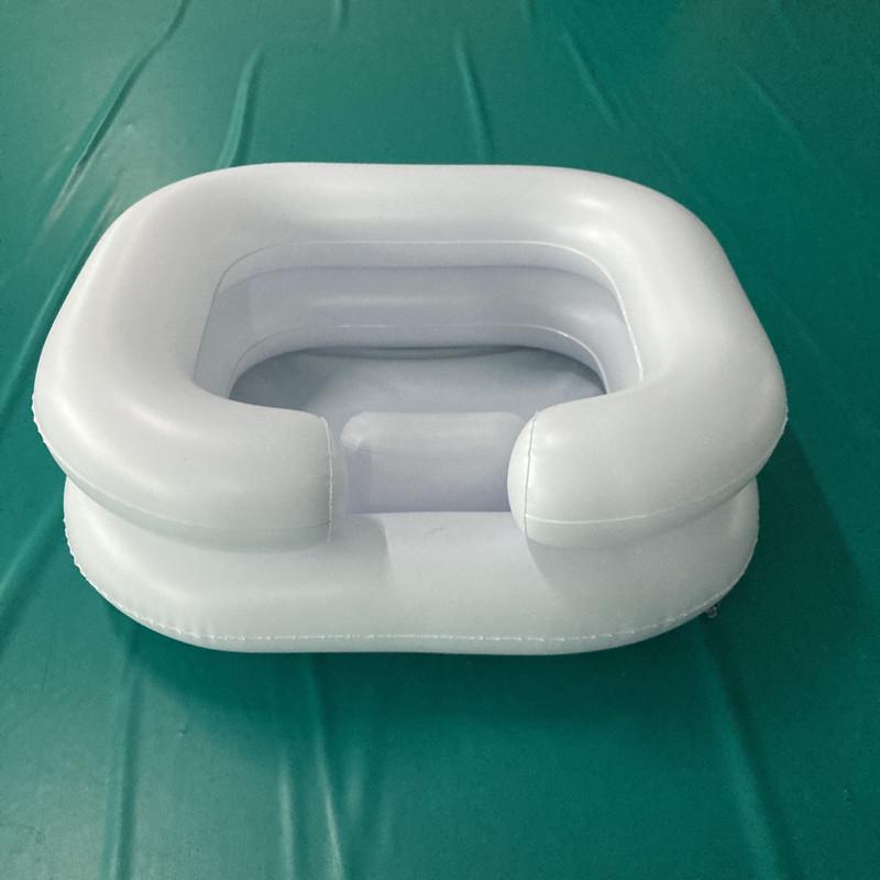 Inflatable PVC Shampoo Basin for Elderly, Pregnant Women & Salon Use