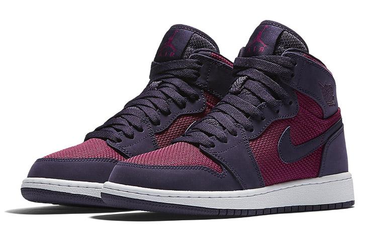 Jordan Air Jordan 1 Retro High True Berry Slip Resistant Cushioning Abrasion Resistant 332148-608