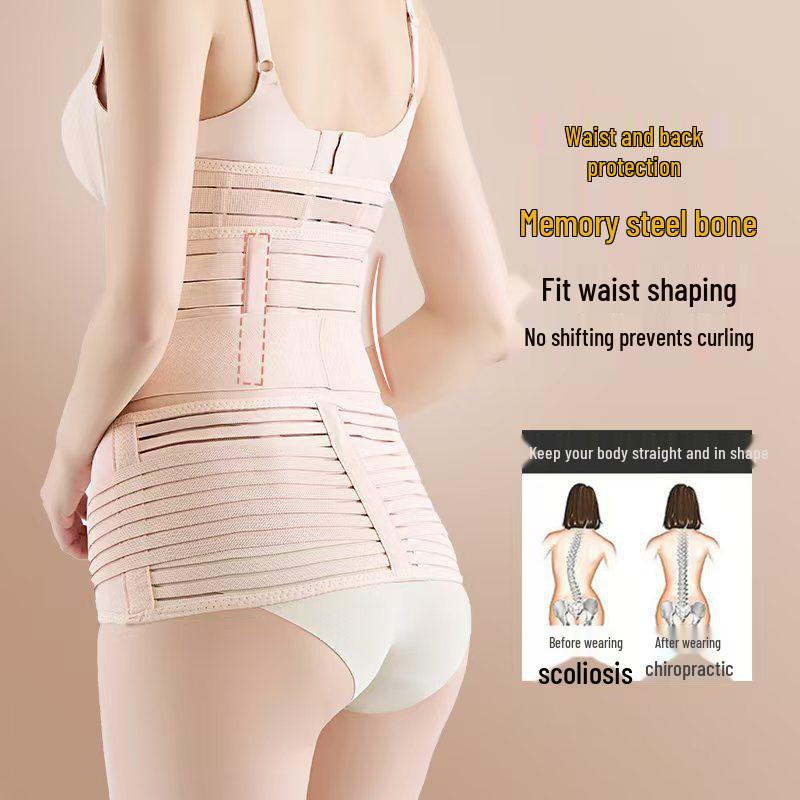 Ulepszony poporodowy pas wyszczuplający talię i pas miedniczny po porodzie naturalnym i cesarskim