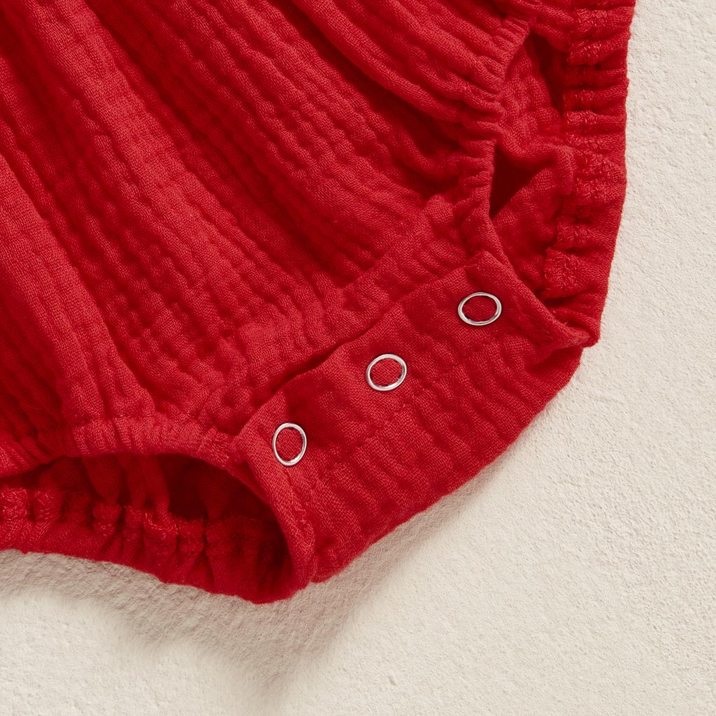 Baby Mädchen Strampler Valentinstag Kleidung Herz Buchstaben Stickerei Langarm Frühling Bodys mit Stirnband