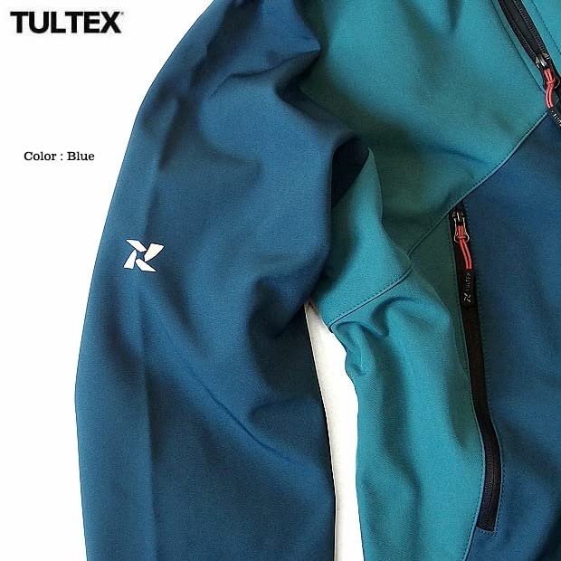 TULTEX Windbreaker Mountain Parka Jacket Windproof Cold Protection Fleece Outdoor Walking Running x [EVERSOUL] Men's (Beige Black, 3L)