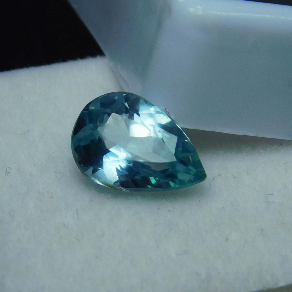 Natural Montana Sapphire Pear Cut 1 Ct Loose Gemstone Ring Size Gem