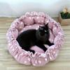 Soft Material Drawstring Pet Bed 45/55cm Adjustable Pet Bed Fantasy Soft Warm Nest  Indoor Use