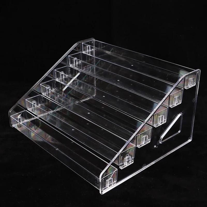 3/4/5/6/7 Schichten Nagellack Displayständer Klarer Kosmetik Display Rack Halter Ätherisches Öl Flasche Organizer Lagerung