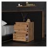 Loft Bedside Cabinet 40 Cm Oak Wotan Large Bedside Table Nakastlik For Bedroom