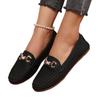 Fashion Ladies Shoes 2025 Brand Slip-on Women's Flats Fashion Metal Decoration Casual Plus Size Light Soft Bottom Flat Low Heels Zapatos