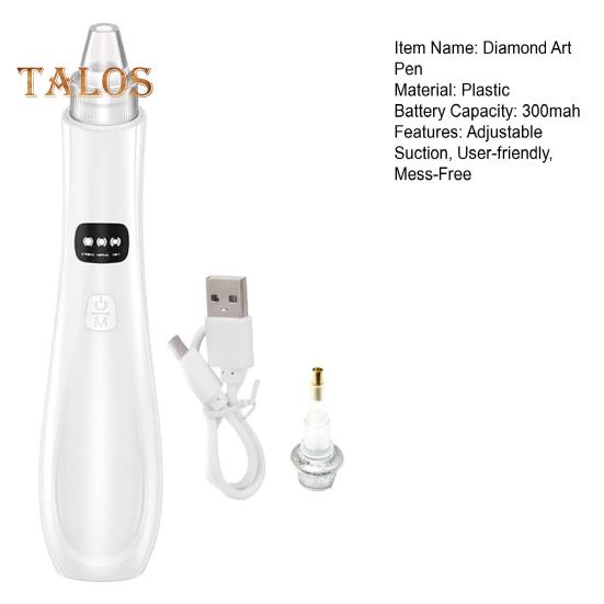 Ηλεκτρικό Στυλό Ζωγραφικής με Διαμάντια με Κενό Αέρος Ασύρματο Ηλεκτρικό Στυλό Ζωγραφικής με Διαμάντια με 3 Ρυθμιζόμενες Λειτουργίες Αναρρόφησης Εργαλείο Ζωγραφικής με Διαμάντια Χωρίς Κερί για Γρηγορότερα Ακριβή DIY Καλλιτεχνικά Έργα