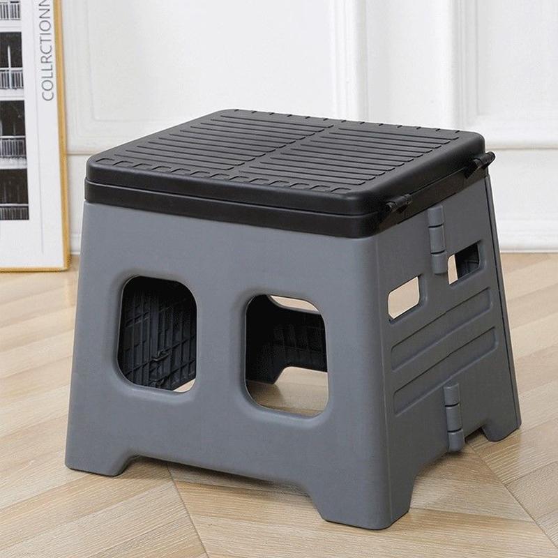 Portable Folding Toilet with Lid Foldable Outdoor Camp Toilet Multifunctional Outdoor Toilet Seat for Emergencies