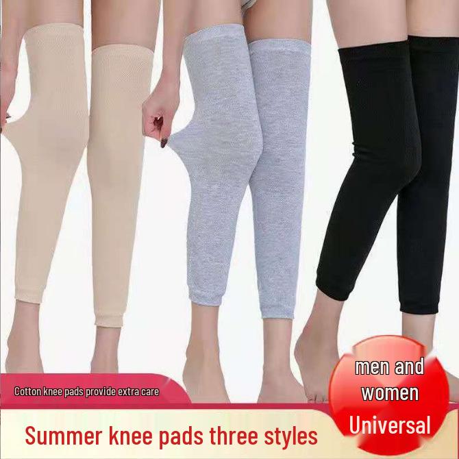 Unisex Air-Conditioned Cotton Knee Pads: Warm, Lightweight, Breathable, Non-Slip, Seamless, Lengthened