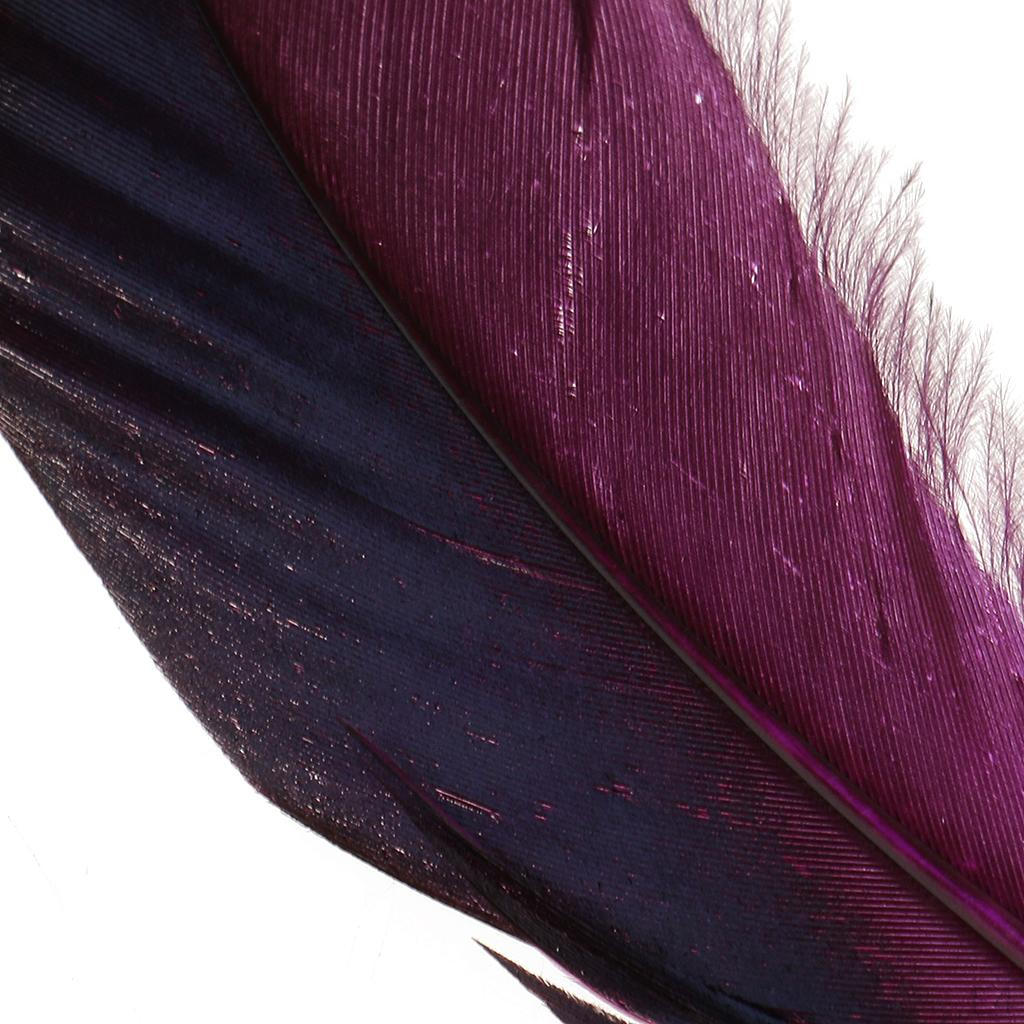 50 Piece 135mm Colorful Wild Duck Feather for Clothing Costume Decoration