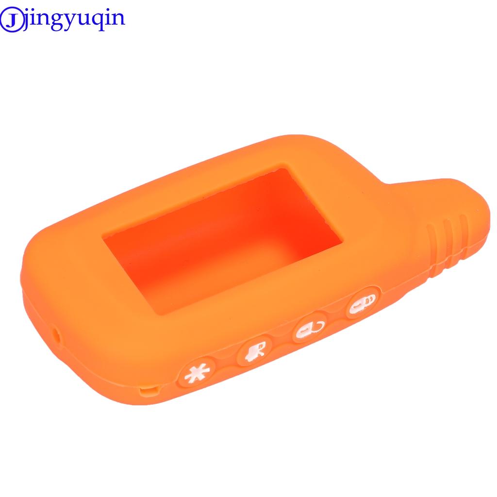 jingyuqin Silicone Car Key Case For Panther SLK 300 SLK 350 400 450 600RS 625RS 650RS 675RS 2 car alarm LCD keychain Remote