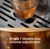 HiBREW 19Bar Semi Automatic Espresso Coffee Machine Temperature Adjustable 58mm Portafilter Cold/Hot Coffee Maker Metal CaseH10A