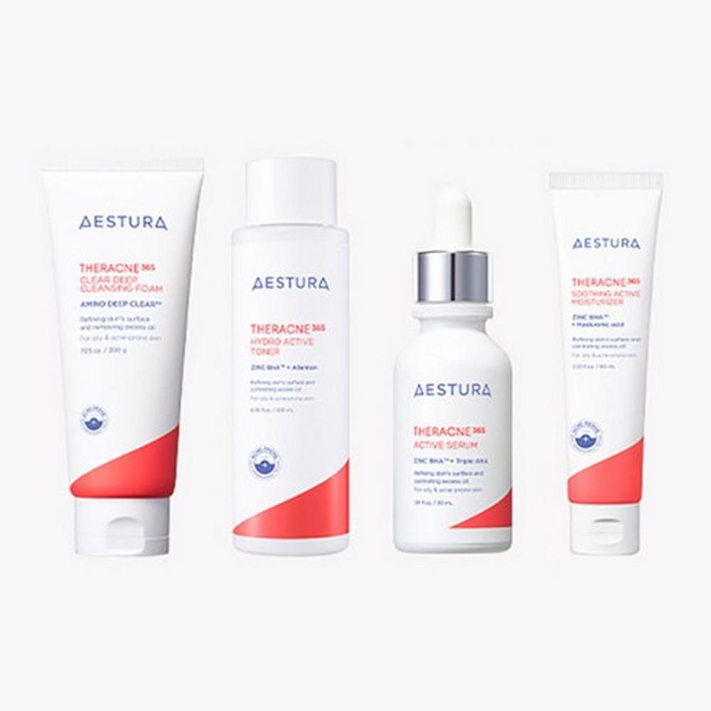 Aestura Theracne 365 Kojący Aktywny Krem Nawilżający 60ml – Pielęgnacja Trądziku, Wsparcie Ukojenia, Koreański