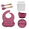 Silicone Suction Cup Feeding Bowl for Toddlers and Children