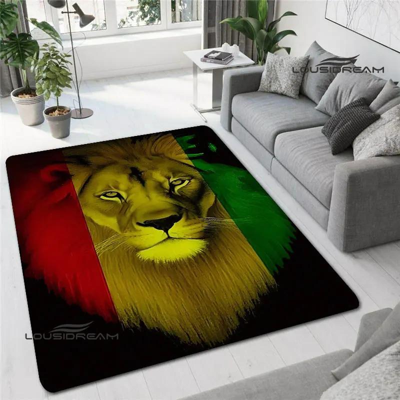 3D Lion Printed Carpet non-slip Carpet kitchen mats for floor decoracion anime rug Fashion yoga mat bedroom decor birthday gift