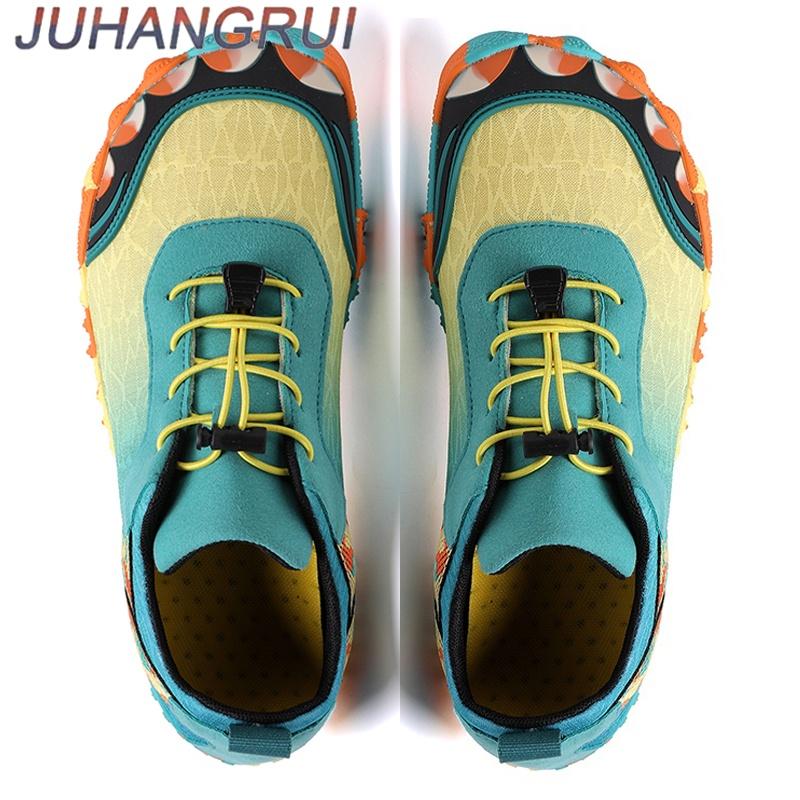 Damen Herren Aqua Schuhe Stromaufwärts Watschuhe Wassersport Sneaker Unisex Fünf Finger Schwimmen Surfen Schuhwerk Yoga Fitness Schuh