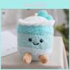 Cute Gradient Cherry Cake Plush Toy With Velvet Fabric For Birthday Gifts