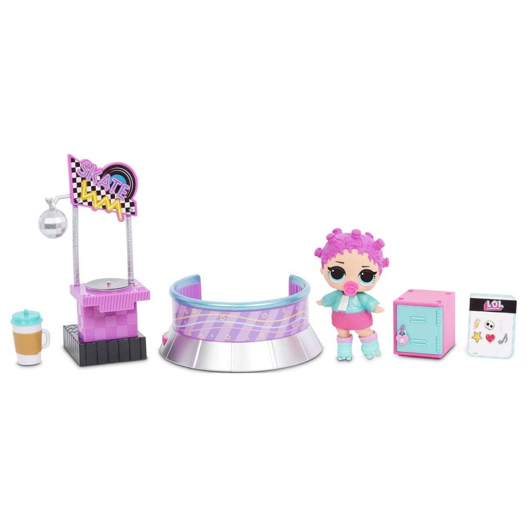 Japanese Furniture Series 3 Roller Rink with Roller Skaters [Official Product] L.O.L. Surprise!