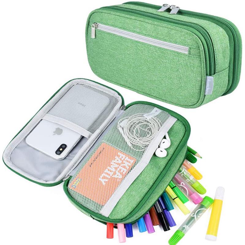 Three-Layer Large Capacity Multi-Functional Pencil Case for Primary School Students