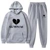 2025 Trendy European & American Spring/Autumn Hoodie & Sweatpants Fashion Set