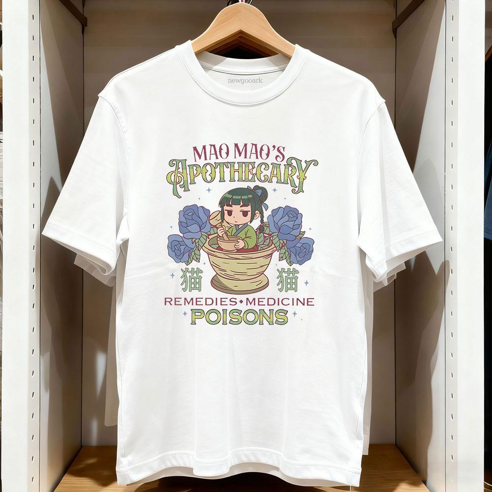 The Apothecary Diaries Maomao Japanese Essential TShirt Anime Women Unisex Vintage Graphic T Shirts Cotton Oneck Adult Tops Tee
