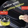 Black Universal Car Wax Paste: Dashboard Nano Crystal Coating, Interior Shine, Tire Protection and Oxidation Removal