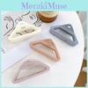 Chic Korean Style Hollow Triangle Hair Claw Clip For Women In Soft Purple Shade