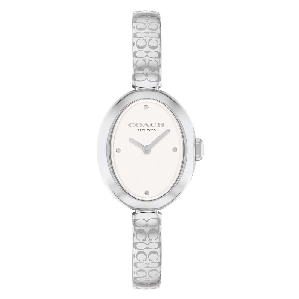 Watch SAMMY White Dial Stainless Steel Bracelet 14504483 [Coach][Authorized Import] Women s