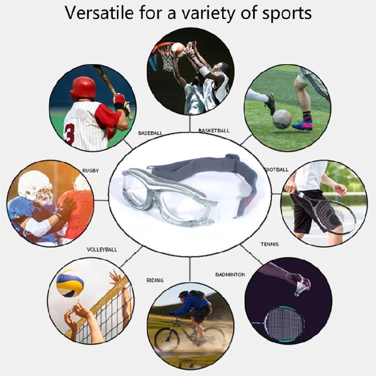 Occhiali Sportivi Protettivi Sicurezza Occhiali da Basket Calcio Football Occhiali Sportivi Occhiali Regolabili con Cinturino