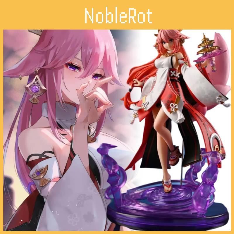 Yae Genshin Impact Miko Figurine Game Cartoon Model Toys Statuary Gifts Xmas
