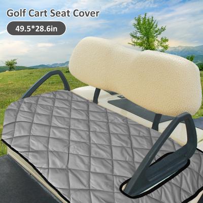 Golf Cart Seat Cover Soft Non-Slip Golf Cart Seat Towel Breathable Golf Cart Seat Blanket Covers For Most 2 Seater Golf Carts