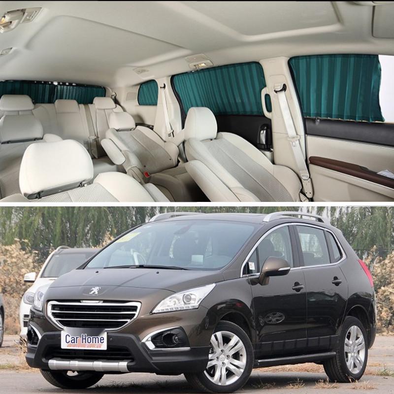 

Peugeot 3008 Car Curtains: Heat Insulation, Privacy, Automatic Retractable Sunshade 5 Windows Gold (Plastic Track)