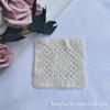 Écusson Brodé Abricot: Fil de coton ovale pour vêtements d'enfants DIY, Accessoires de dentelle faits main