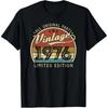 50th Vintage 1976 Birthday Limited Edition 50 Years Old T Shirts Men Streetwear Tee Shirt Short Sleeve Unisex Loose Clothing
