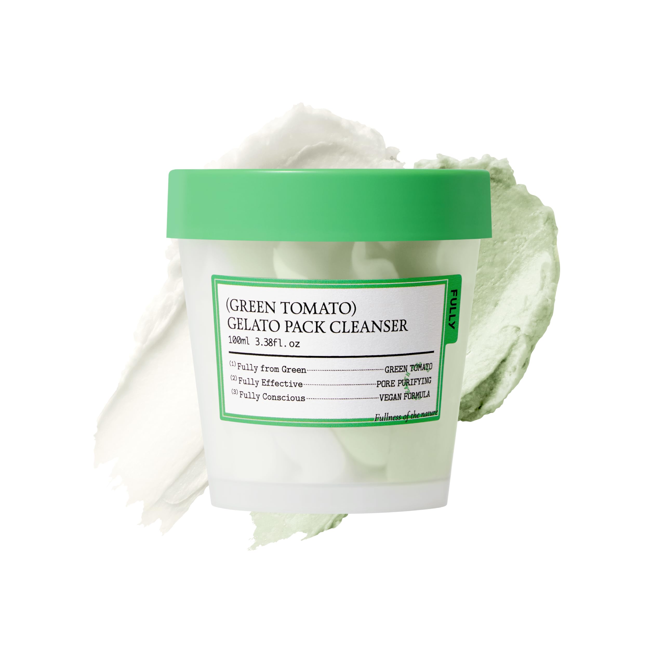 [Official] FULLY Green Tomato Gelato Pack Cleanser [Cleansing, Rice Flour, Pore Pack, Pore Care, Korean Cosmetics]