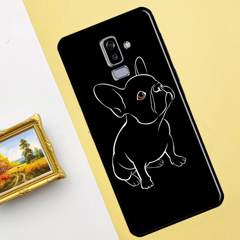 Süße Französische Bulldogge Hülle Für Samsung Galaxy J3 J5 J7 2017 J1 A3 A5 2016 A7 A9 J8 J6 J4 A6 A8 Plus 2018 Funda