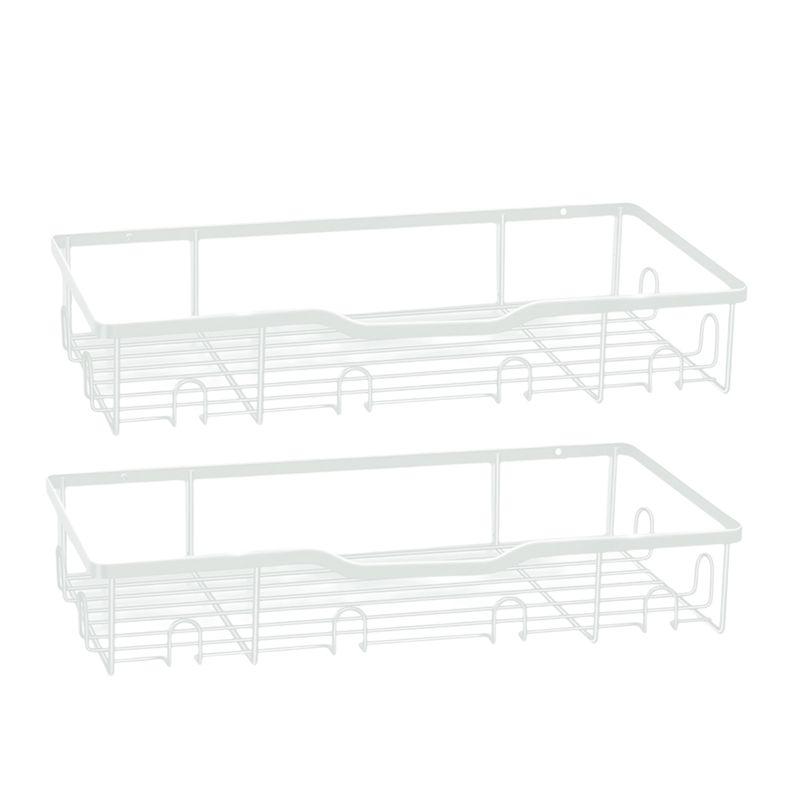 

M-Modern-Hat Racks For Baseball Caps Wall Hat Organizer Fit 20 Caps Holder,2Packs Sturdy Wall Mounted Hat Storage Organizer білий