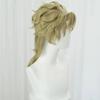 Dio Brando Cosplay Jojo Bizarre Adventure Cosplay Vysokokvalitná zelená zlatohnedá parochňa Žiaruvzdorné syntetické parochne + Sieťka na parochňu