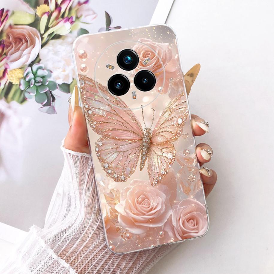 For Realme 14 Pro Plus Case RMX5051 New Stylish Flower Soft Silicone Protective Cover For Realme 14 Pro 5G RMX5056 14Pro+ Fundas