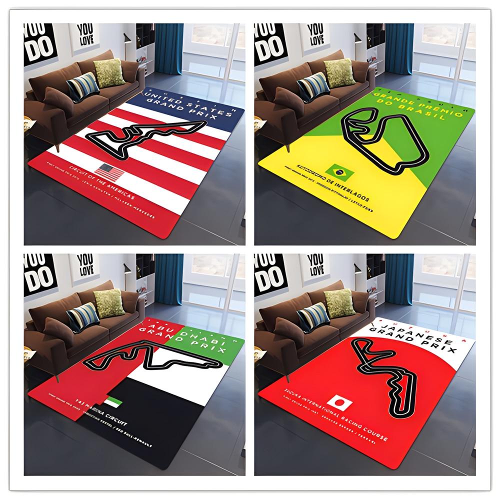 Buy F1 International Track Carpet Home Decoration Carpet Non-slip ...