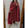 Tenue de Mariage Bollywood Anarkali Suit Ensemble Kurta Pantalon Dupatta Ethnique pour Femmes Indiennes