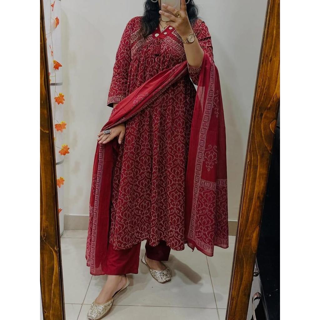 Tenue de Mariage Bollywood Anarkali Suit Ensemble Kurta Pantalon Dupatta Ethnique pour Femmes Indiennes