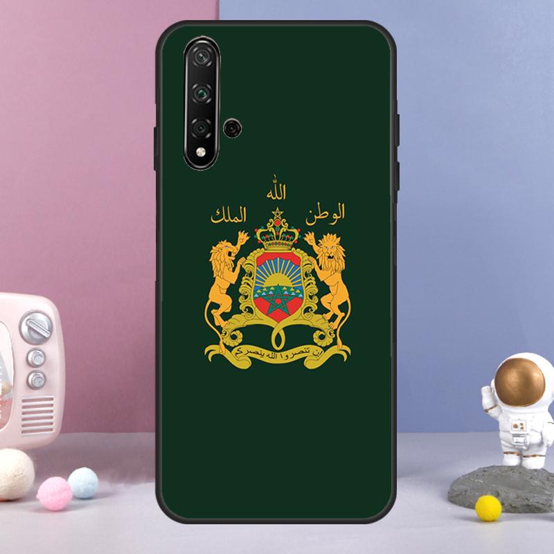 Morocco Flag Passport For Huawei Nova 3i 7i 8i 11i 12i 9 10 SE Y60 Y61 Y70 Y72 Y73 Y90 Y91 P20 P40 P30 Lite Case