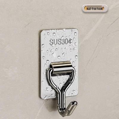 Punch-Free Adhesive Kitchen Wall Hook