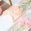 Blumenverpackungsschachtel Einzelne Rose Nelkenstrauß Floristen-Verpackungsschachteln Transparente Geschenktüte Muttertagsdekoration